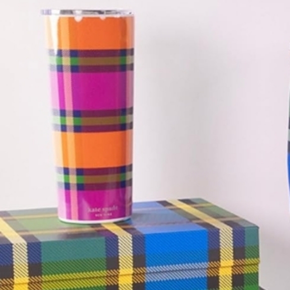 kate spade Multicolor Plaid Coffee Tumbler - Picture 3 of 6